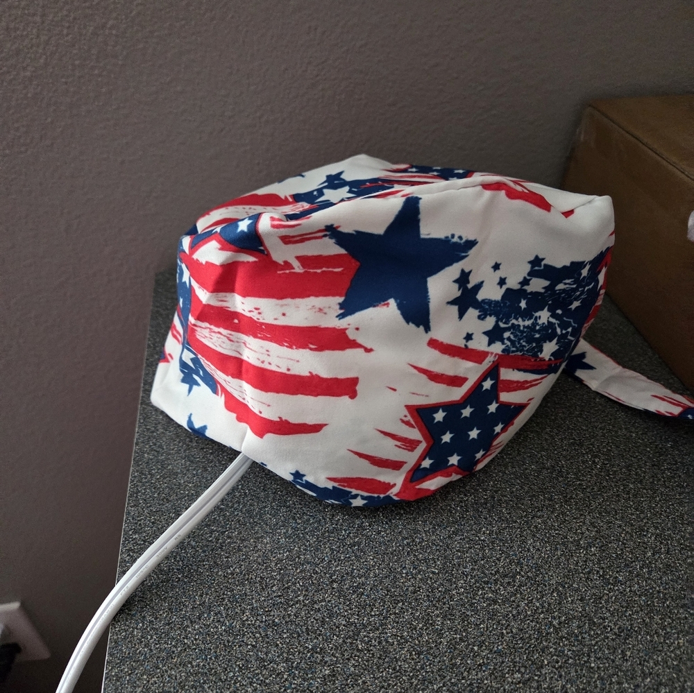 Patriotic And Tooth Medical Caps BOTH FOR $12.